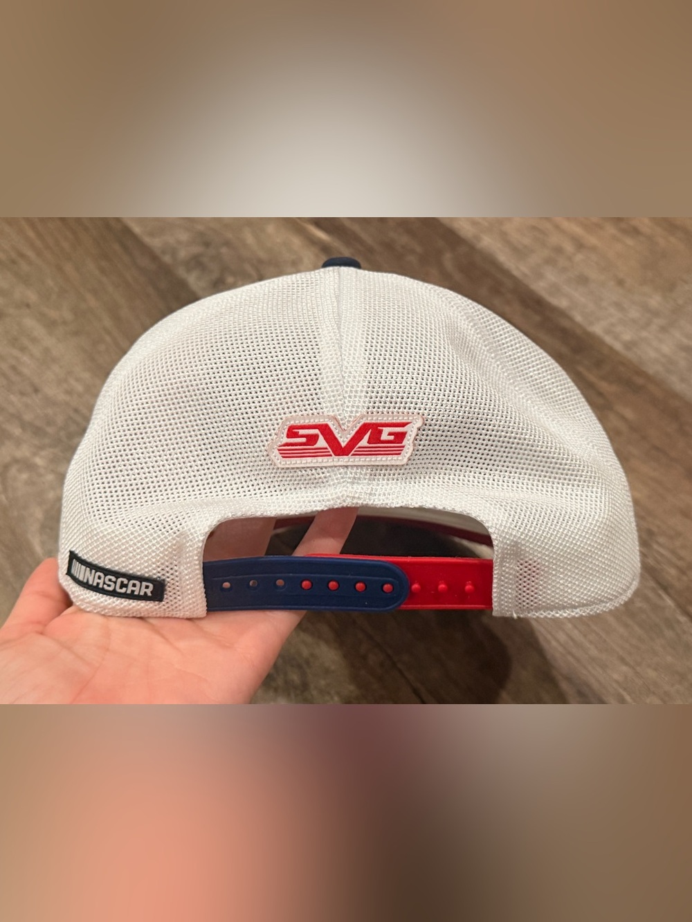 Nascar Navy, White & Red 97 Trucker Hat - Picture 3 of 8
